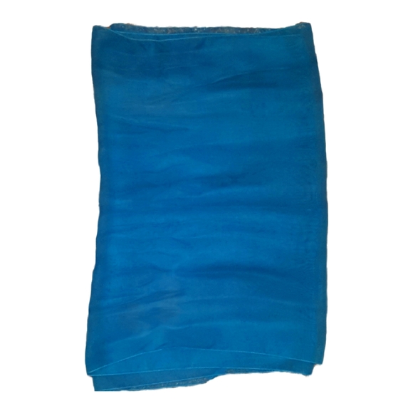 Kate Kasin Scarf Shawl Wrap 78"L x 22"W Turquoise Green - Picture 6 of 6